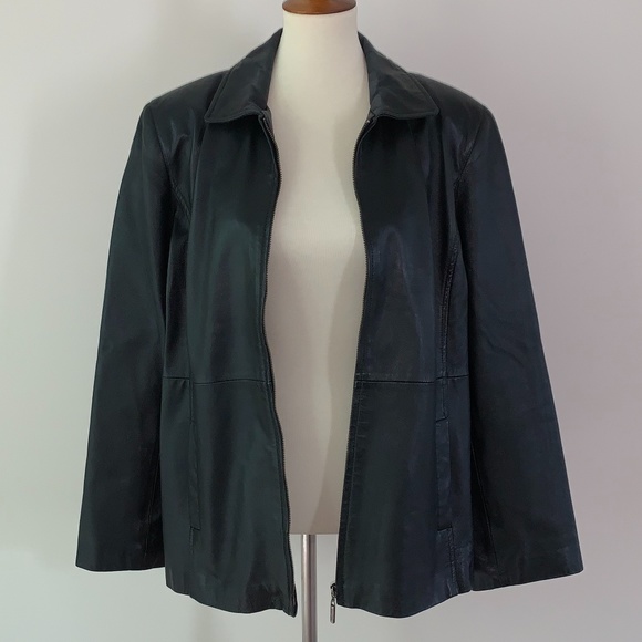 Style & Co. Petite Large - Leather Jacket - Picture 4 of 10